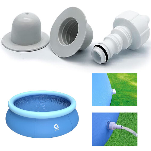 (10FT) AAMEN Blue Inflatable swimming pool Prompt Set Pool