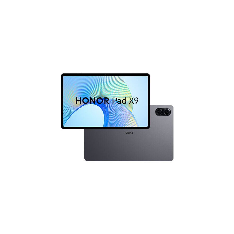 Honor Pad X9 4+128Gb Wi‑Fi Tablet, 11.5-Inch Display, Gray, Sleek & Portable