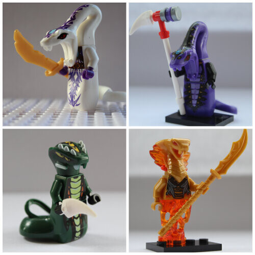 Ninjago Serpentine Snakes Mini Toy Action Figures Fit Lego Pythor on OnBuy