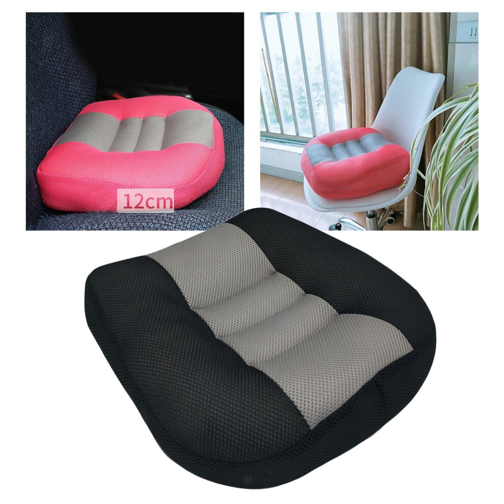 ( Schwarz) Adult Car Booster Seat Cushion Posture Cushion Heightening Height Boost Mat Pad Skesrjtop