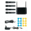Professional 4-Channel UHF Wireless Microphone System for Karaoke, 200 ft Range, Independent Volume Control, Metal Receiver, 4 Handheld Mics 6
