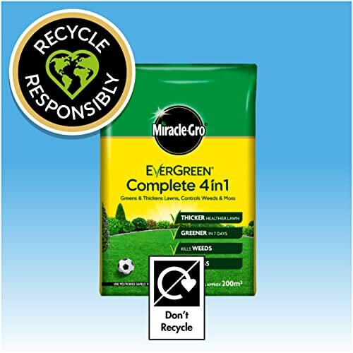 MiracleGro Evergreen Complete 4in1 Lawn Food 200 m2, Lawn Food
