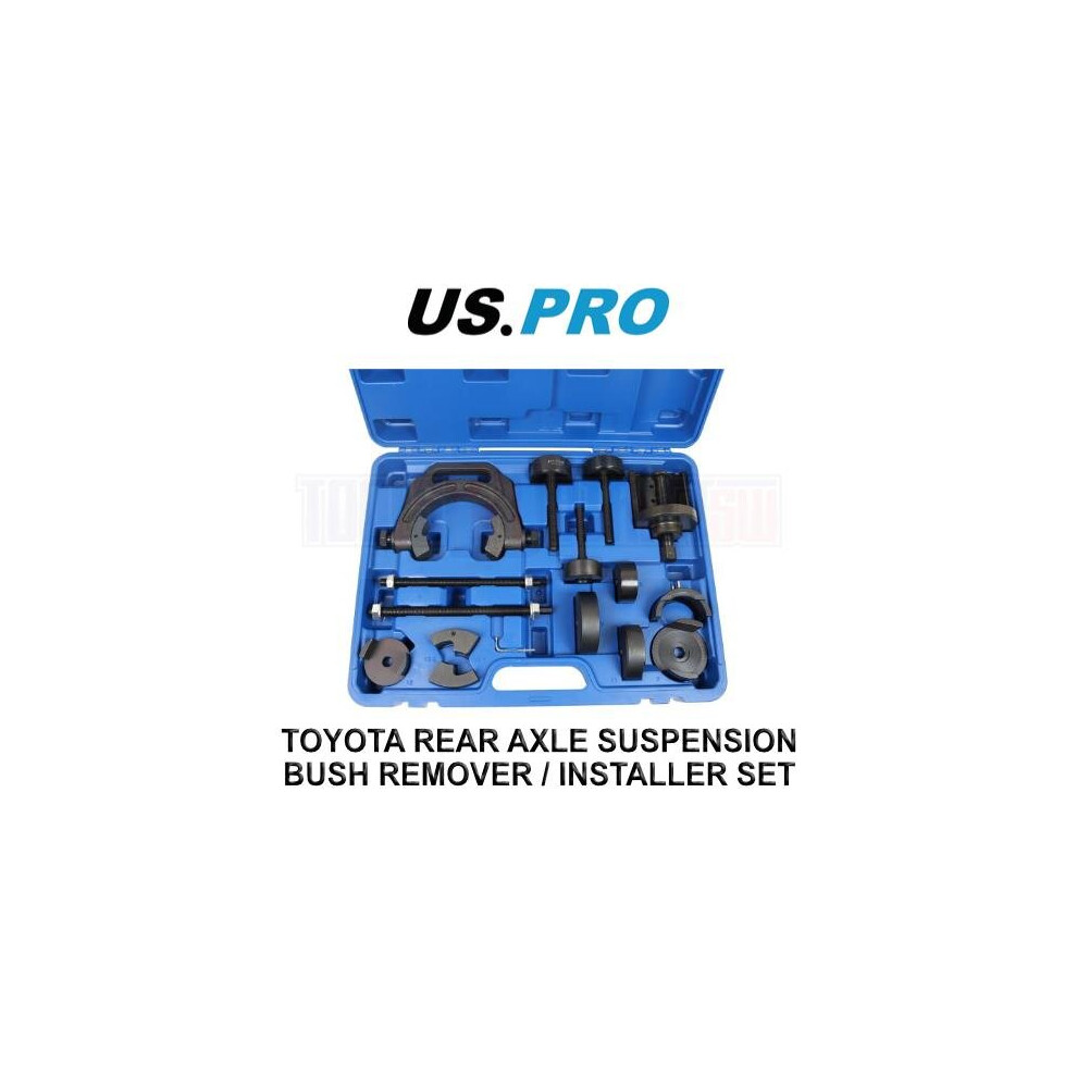 US PRO Tools Toyota Rear Axle Suspension Bush Remover Installer Set 6273