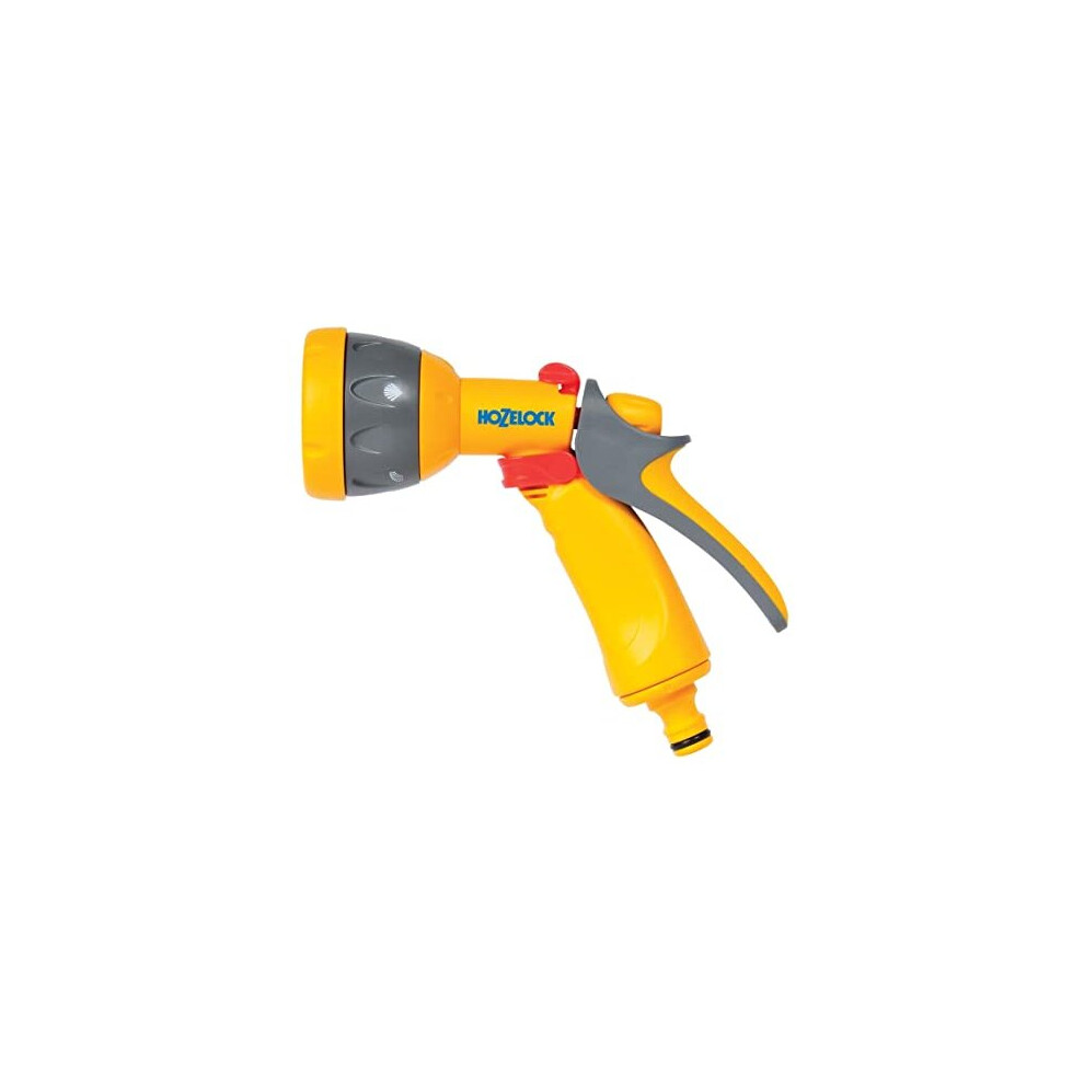 HOZELOCK - Multi-Jet Spray Gun : Ideal for Daily Use, Multi-tasking Spray Gun, Locking Function and Flow Control, 5 Spray Patterns,