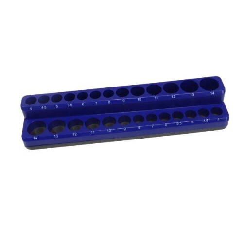 us pro US PRO Tools Magnetic Socket Holder - 1/4" Drive - Holds 26 Sockets 6743 1