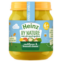 Heinz ByNature Cauliflowe & BroccoliCheese Jar6+ Months120g(pack of 6)