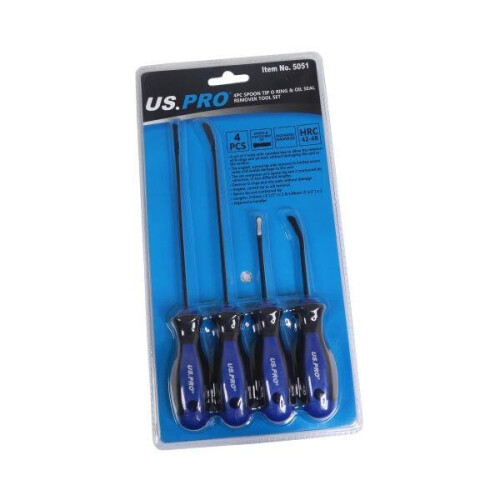 us pro US PRO Tools 4PC Spoon Tip O-Ring & Oil Seal Remover Pick Tool Set 5051 2