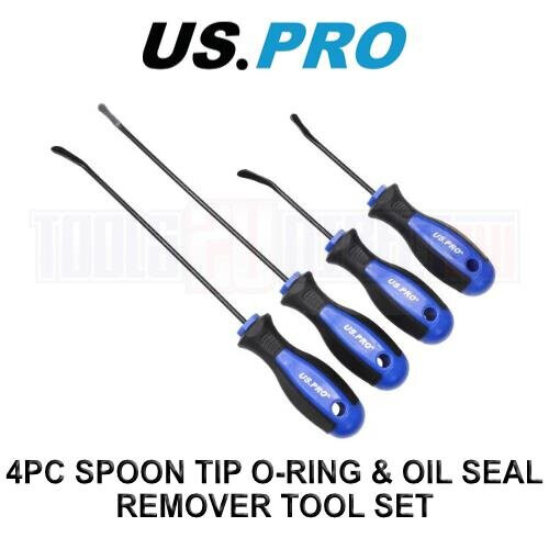 us pro US PRO Tools 4PC Spoon Tip O-Ring & Oil Seal Remover Pick Tool Set 5051