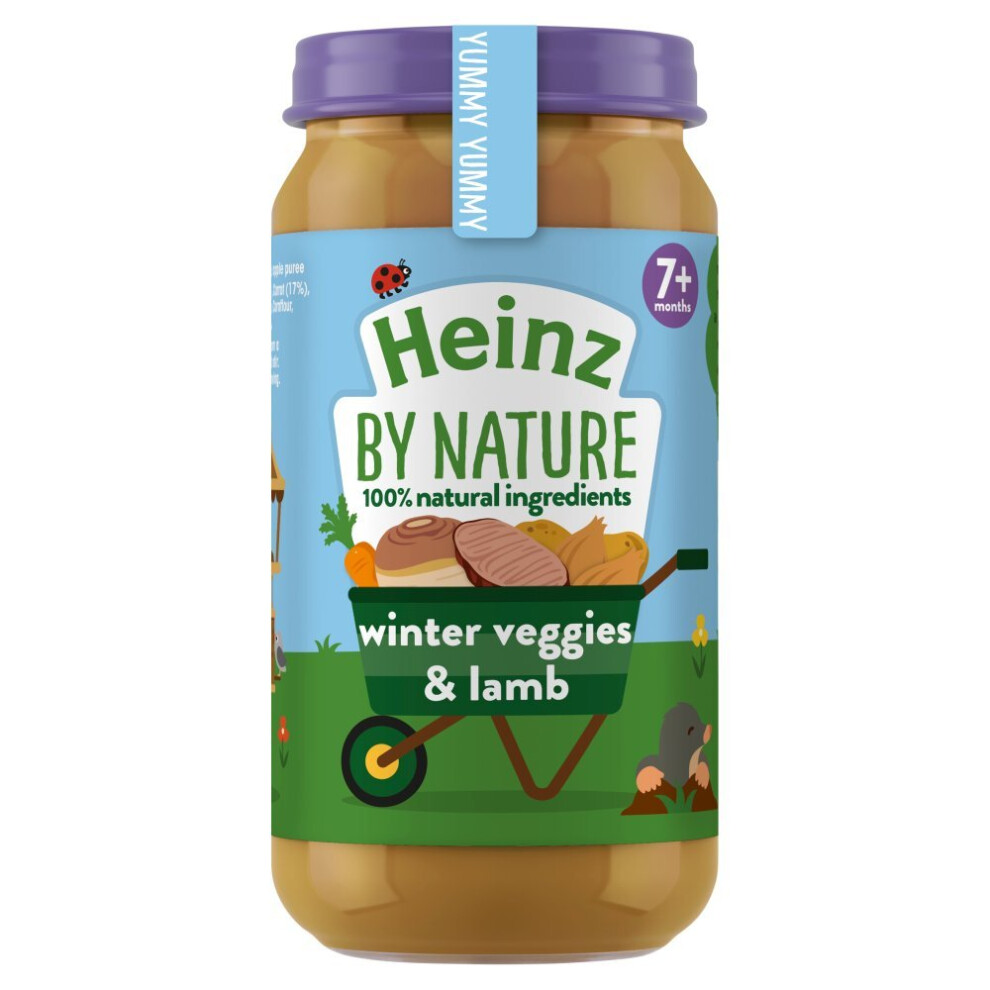 Heinz By Nature Winter Veggies&Lamb Jar 7+ Months 200g ( pack of 6 )