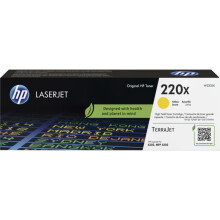 HP 220X Geel Hoge Capaciteit Tonercartridge Authentiek (W2202X) voor HP LaserJet Pro 4202 / 4302