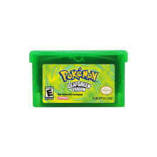 (LEAFGREEN VERSION) Pokemon Ruby Games GB GBC GBM GBA SP Game Boy Advance for NINTENDO