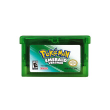 (Green-EMERAL VERSION) Pokemon Ruby Games GB GBC GBM GBA SP Game Boy Advance for NINTENDO