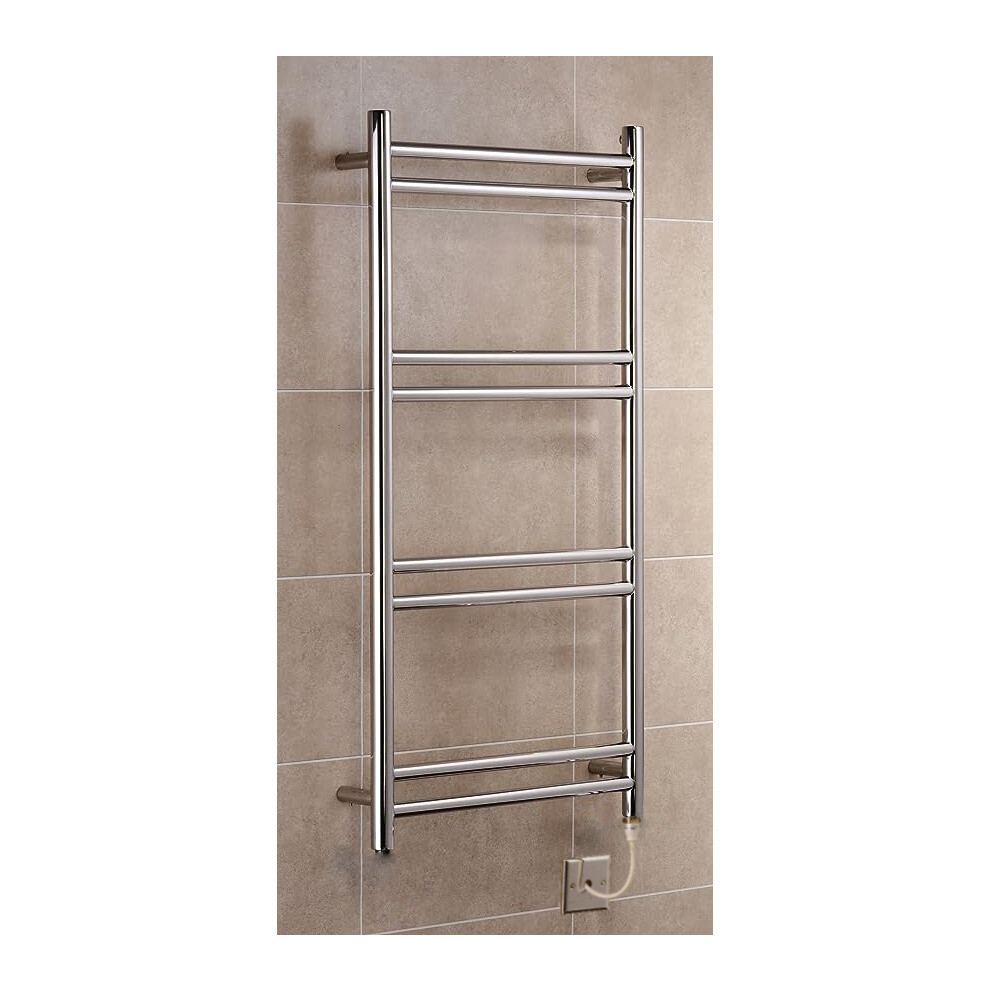 (600Mm X 1000Mm, No) Tirana Electric Stainless Steel Towel Rails 5065000320737
