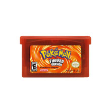 (FIRERED VERSION) Pokemon Ruby Games GB GBC GBM GBA SP Game Boy Advance for NINTENDO