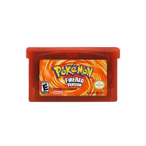 (FIRERED VERSION) Pokemon Ruby Games GB GBC GBM GBA SP Game Boy Advance for NINTENDO