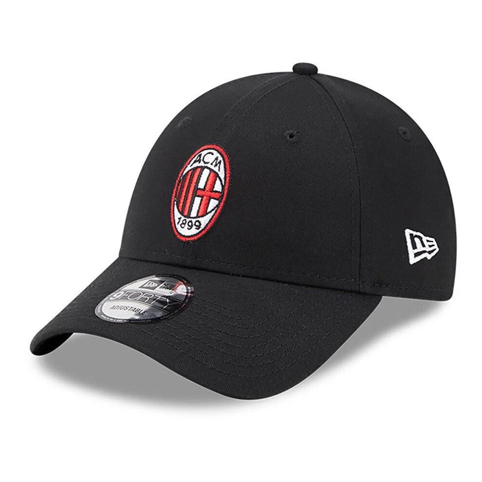 New Era Ac Milan 9Forty Adjustable Cap Black