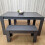 Dining Table Set Grey Dining Table With 2 Benches Kitchen Dining Set 12
