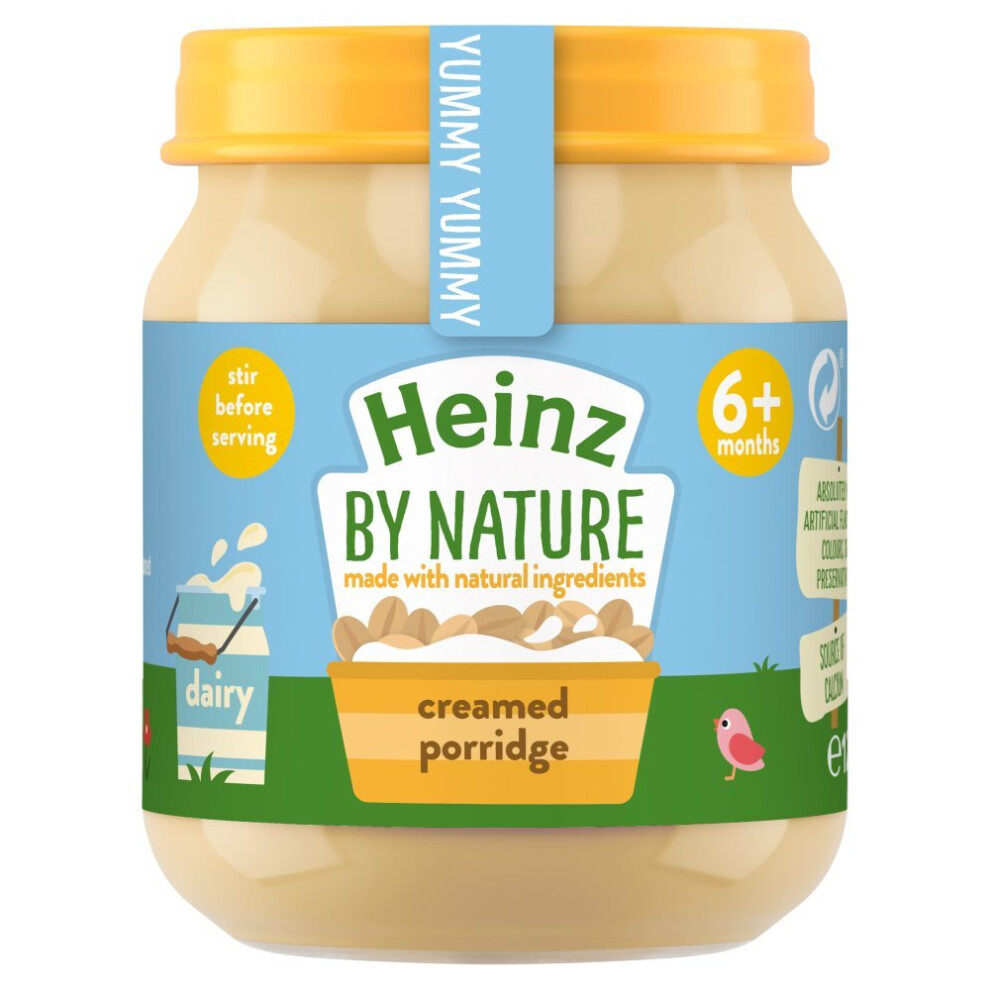 Heinz Creamed Porridge 6+ Months Baby Food Jar 120g ( pack of 6 )