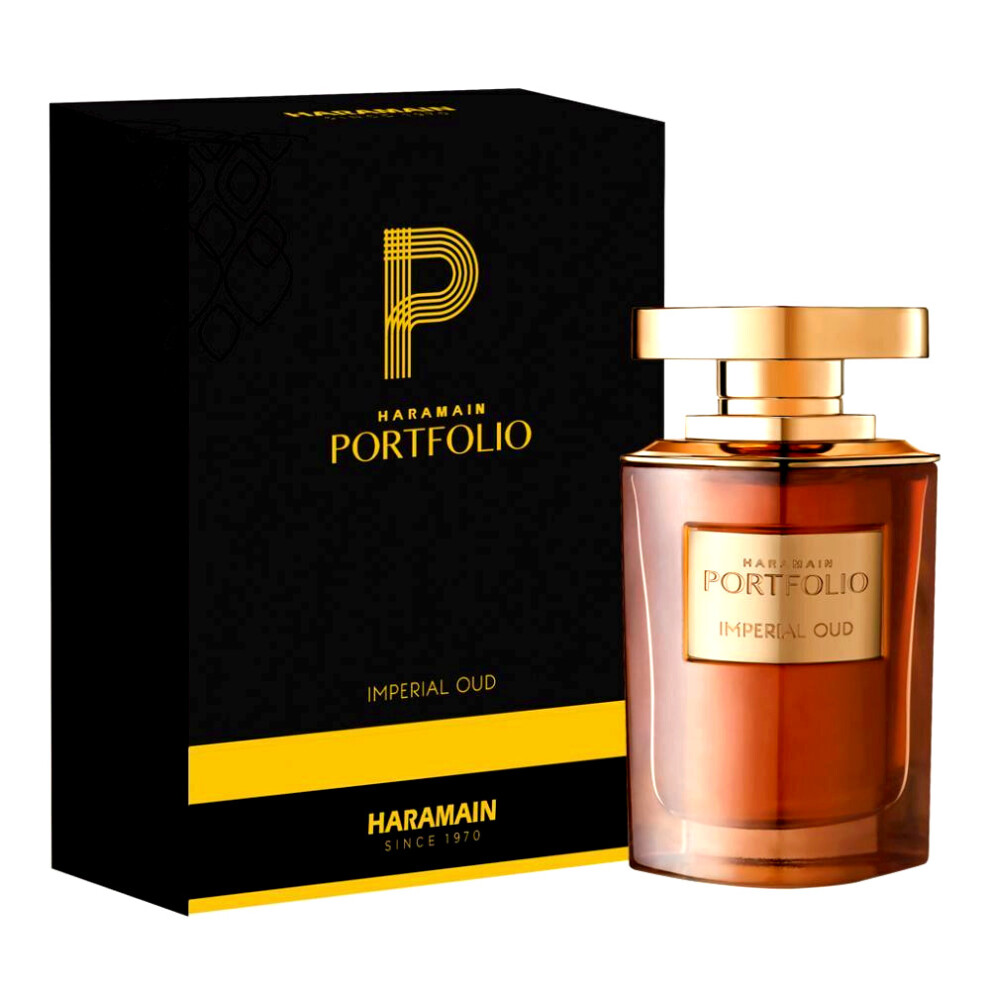 AL HARAMAIN PORTFOLIO IMPERIAL OUD EAU DE PARFUM SPRAY UNISEX 2.5 Oz / 75 ml