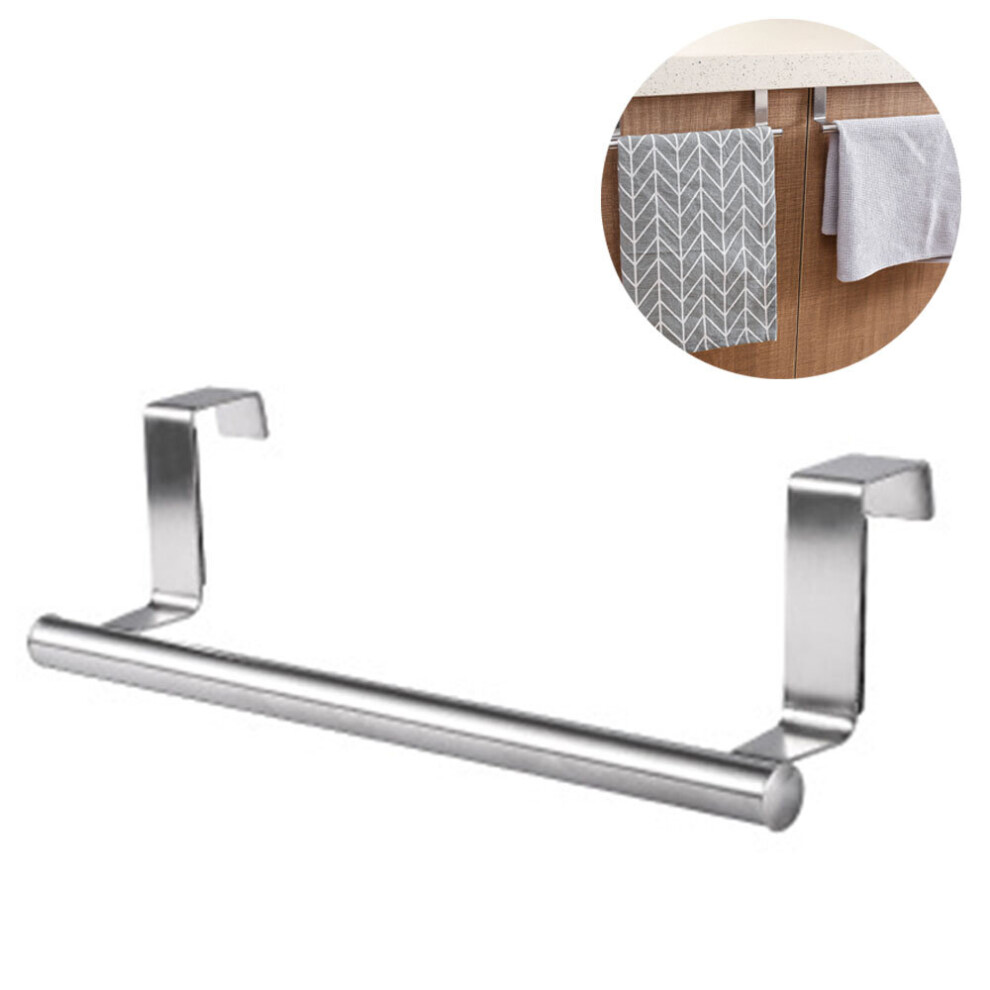 Wall Mount Stainless Steel Brushed Hand Towel Holder Hanger Rail Organizer Rack Bar Clothes Hanger Rack Holder Bathroom