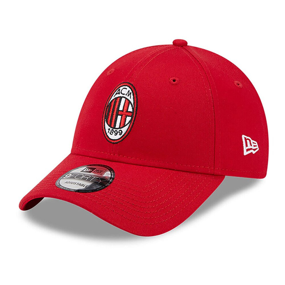 New Era Ac Milan 9Forty Adjustable Cap Red