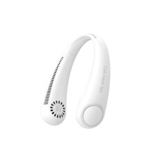 Leafless Hanging Neck Fan - Whitehousehold: Hands-Free Wearable Neckband, 62 Air Outlets, 3 Speeds, 4000mAh, Ultra-Quiet (~25dB), Lightweight