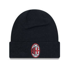 New Era AC Milan Black Cuff Knit Beanie Hat