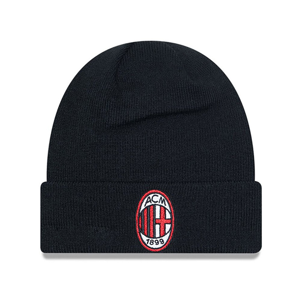 New Era AC Milan Black Cuff Knit Beanie Hat