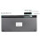 (Gold) Mini Wireless Keyboard And Mouse Set 2.4G wireless 8