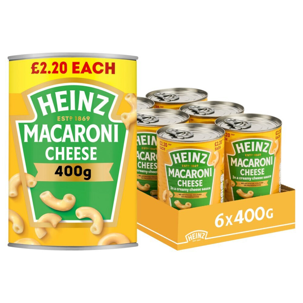 Heinz Macaroni Cheese 400g ( Pack of 6 )