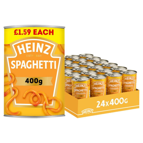 Heinz Heinz Tinned Spaghetti 400g ( pack of 24 ) 1