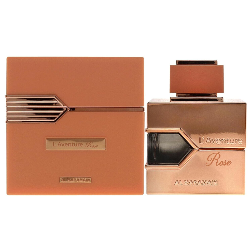 Al Haramain L'aventure Rose for Women Eau de Parfum Spray, 3.4