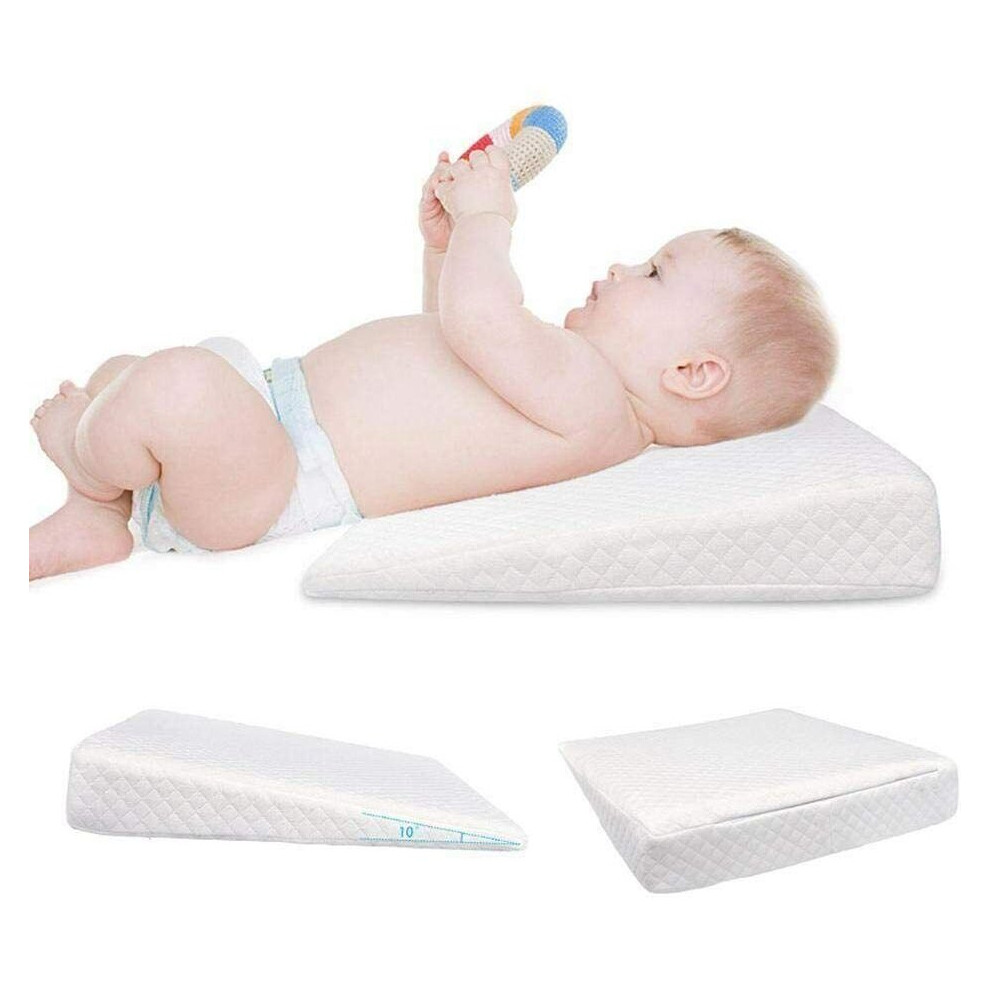 Bluemoon Bedding Wedge Pillow Baby Reflux Anti Colic Cushion Cot Bed Pram Crib Foam Head