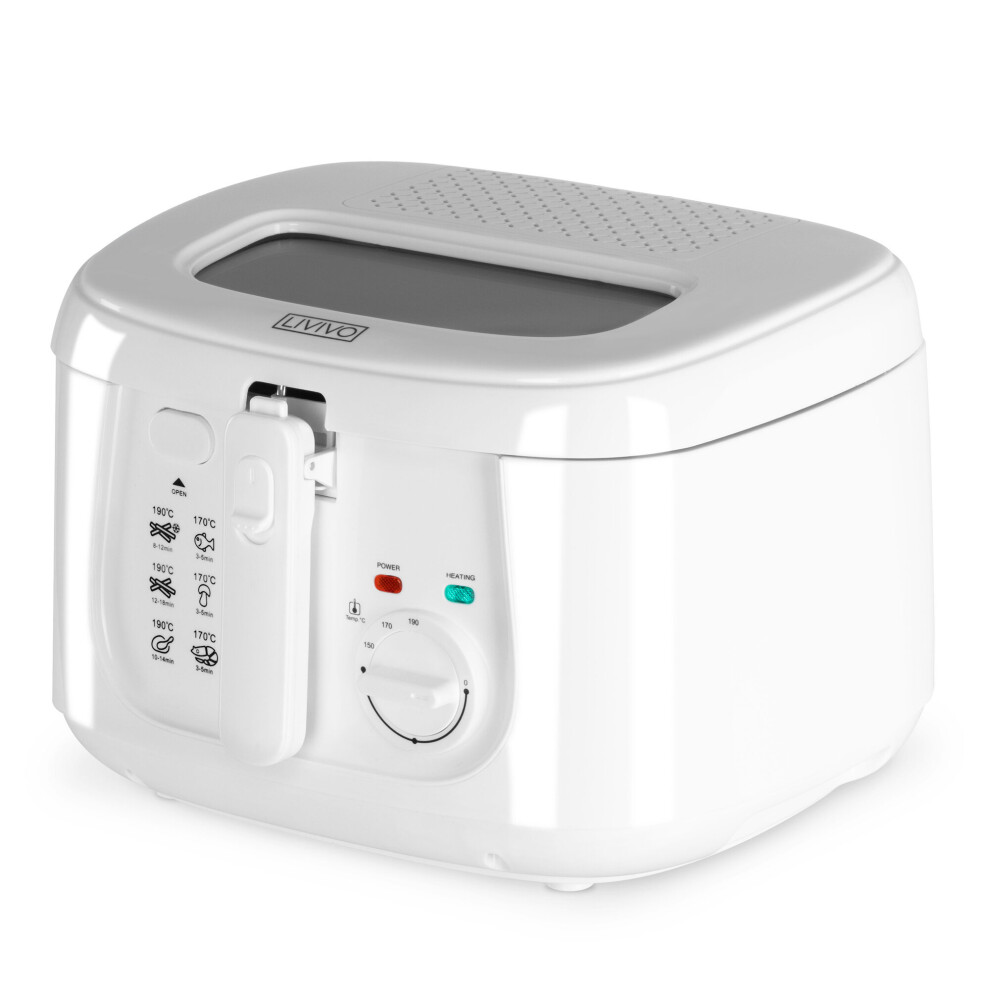 Livivo 2.5L Electric Deep Fryer Non-Stick Pan - 1800W