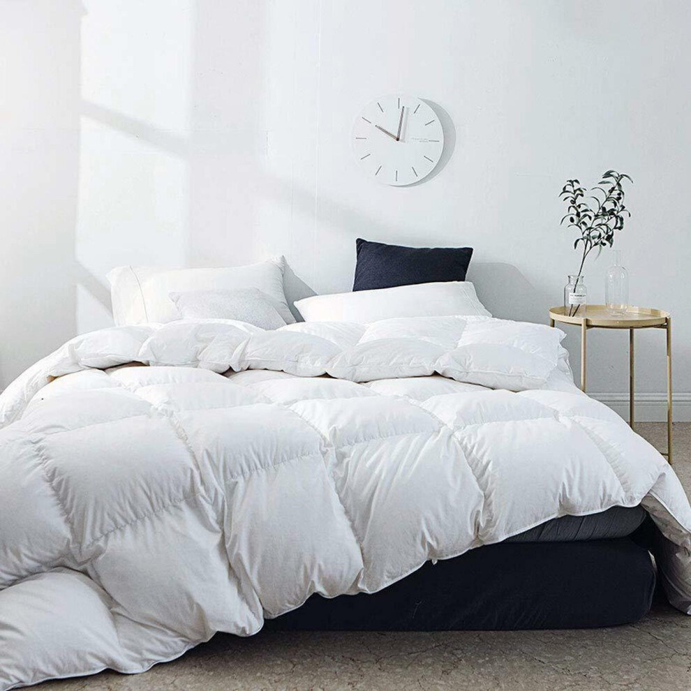 (Double -13.5 Tog ) Luxury Duck Feather & Down Duvet Quilts, Pillows Extra Warm 13.5 Tog - All Sizes