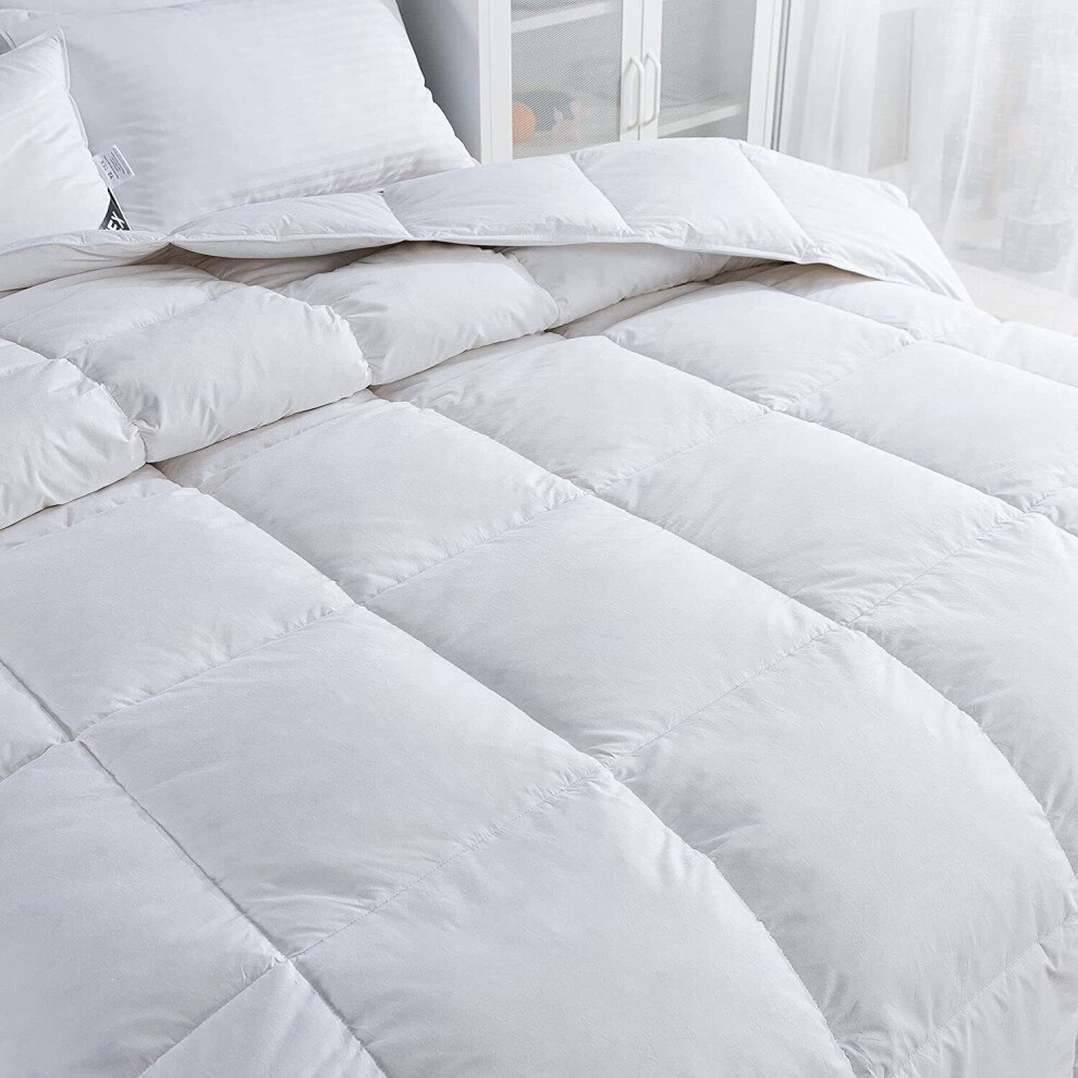 (King - 13.5 Tog ) Luxury Duck Feather & Down Duvet Quilts, Pillows Extra Warm 13.5 Tog - All Sizes