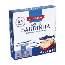 Sardine Pate Gourmet Food Portuguese Paste (4 x 22g ) Portugal