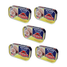 5 x Cans Wild Tuna Fish Natural Ramirez in Sunflower Oil 120g Each Omega 3