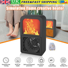Electric Mini Heater Fan Heater 400W Portable UK Plug-in Winter Warmer Home