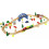 Chad Valley Chad Valley Wooden Train Set Improving Their Gross Skills - 60 Pcs 2