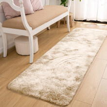 (80cm x 150cm OR 2ft 6" x 5ft - Large Runner, Beige- Shaggy Rugs) Modern Living Room Rugs Shaggy Fluffy Bedroom Soft Carpets Runner Indoor Outdoor Rug Floor Mats