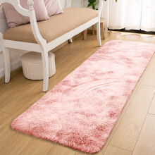 (80cm x 150cm OR 2ft 6" x 5ft - Large Runner, Pink- Shaggy Rugs) Modern Living Room Rugs Shaggy Fluffy Bedroom Soft Carpets Runner Indoor Outdoor Rug Floor Mats