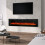 Living And Home 70 Inch Wall/Inset Electric Fireplace Fire 12 LED Flames 2