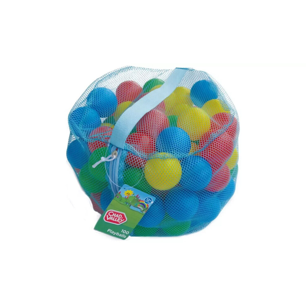 Chad Valley 100 Multi Colour Play Ball Colour And Styles May Vary