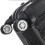 3pcs Multi Texture Hard Shell PP Suitcase Classic Collection Traveling Storage Suitcase Black 3