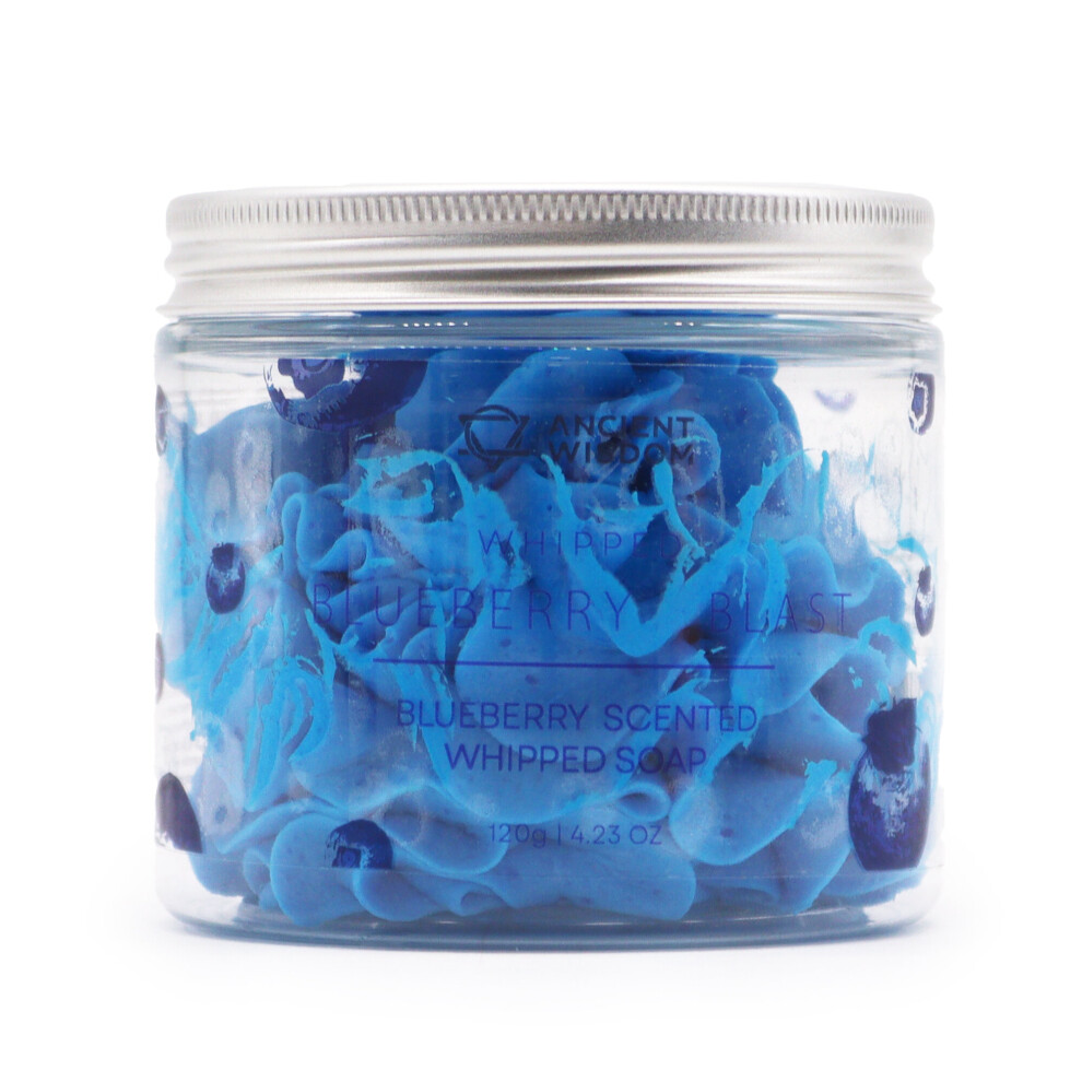 (Blueberry Blast) Scented Whipped Cream Soap Luxurious Body Wash 120g-image-OPC-PCBJ25B-NEW