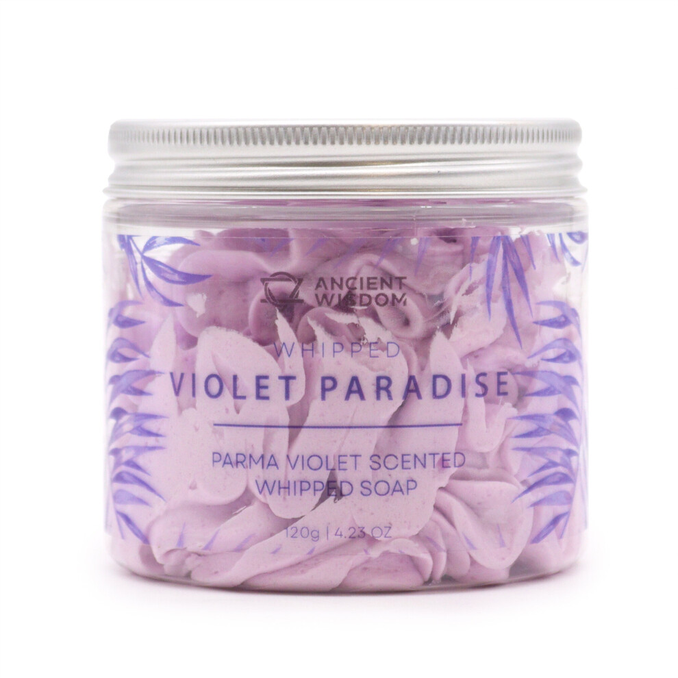 Ancient Wisdom (Parma Violet Paradise) Scented Whipped Cream Soap Luxurious Body Wash 120G