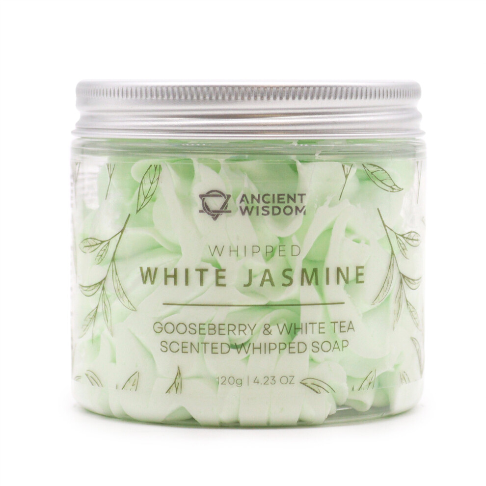 Ancient Wisdom (Gooseberry & White Tea) Scented Whipped Cream Soap Luxurious Body Wash 120G