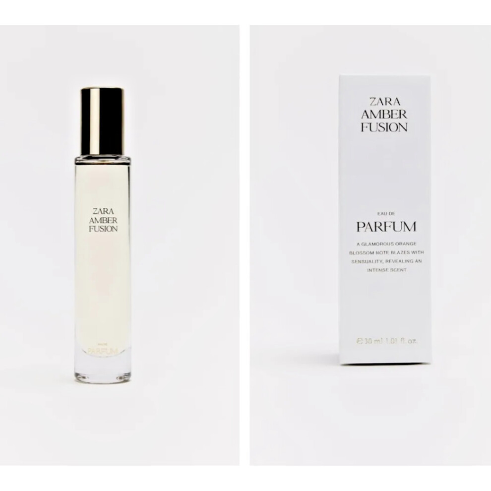 Zara Amber Fusion Eau De Parfum Fragrance Perfume 30Ml 1.0 Oz Brand