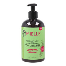 Mielle, Après-shampooing Fortifiant, Mélange Romarin et Menthe, 12 fl oz (355 ml)